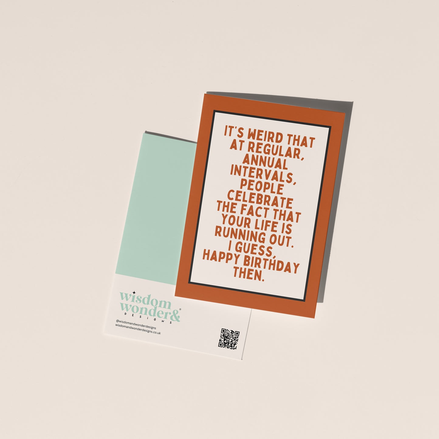It's Weird That At Regular | Greeting Card