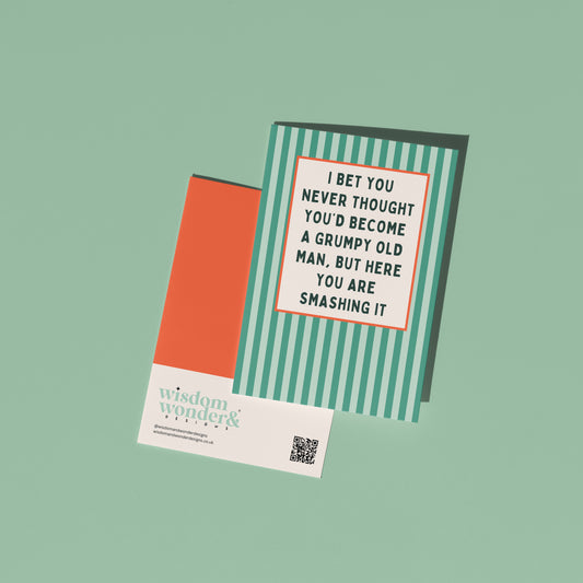 I Bet You Never Thought | Greeting Card