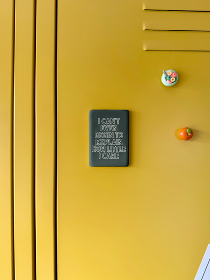 I Can't Even Begin To Explain | Ceramic Magnet