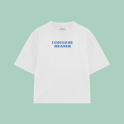 I Could Be Meaner | Boxy T Shirt