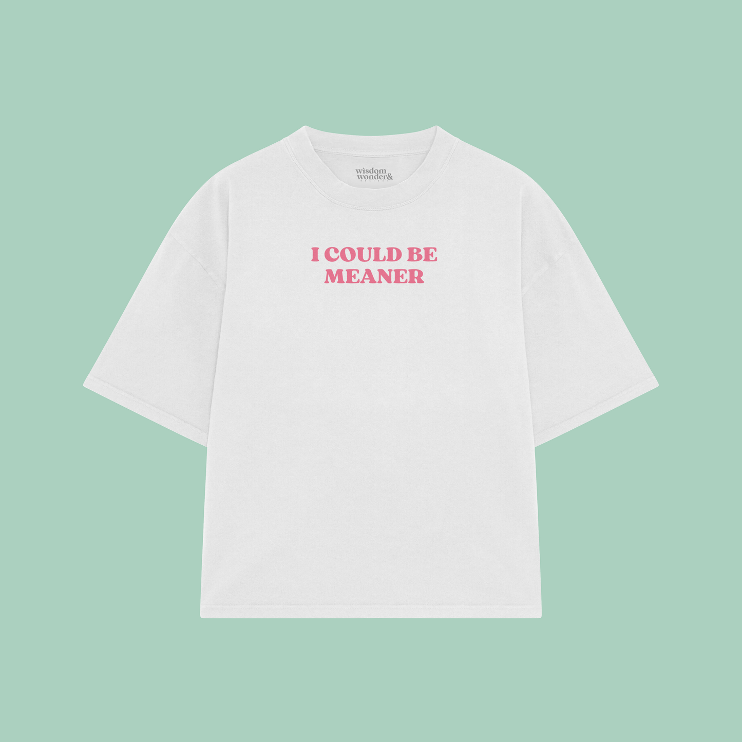 I Could Be Meaner | Boxy T Shirt