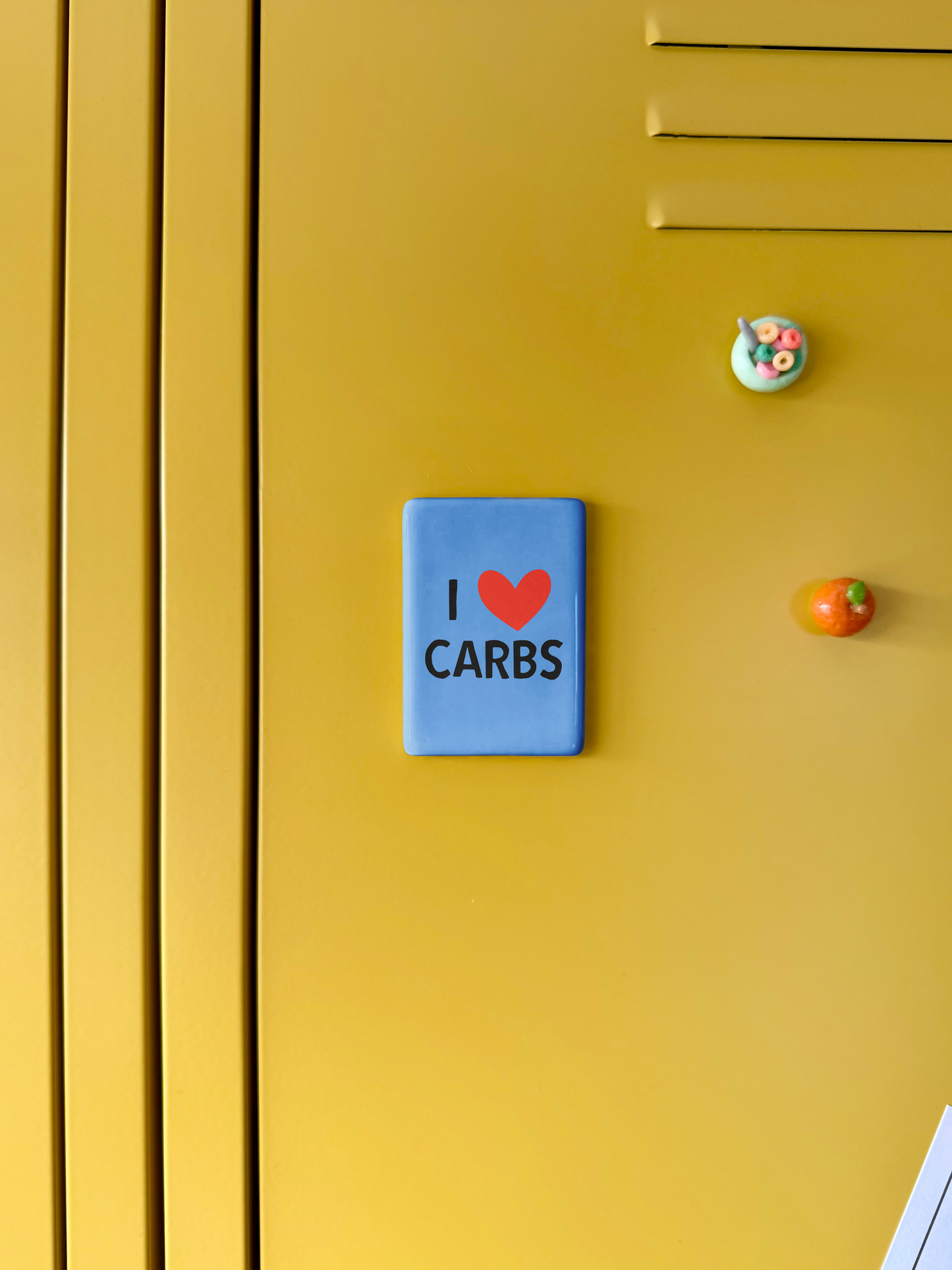 I Love Carbs | Ceramic Magnet