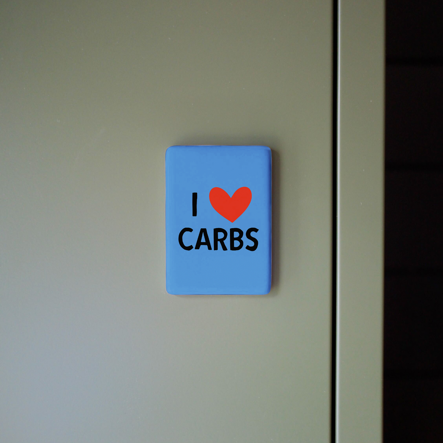 I Love Carbs | Ceramic Magnet
