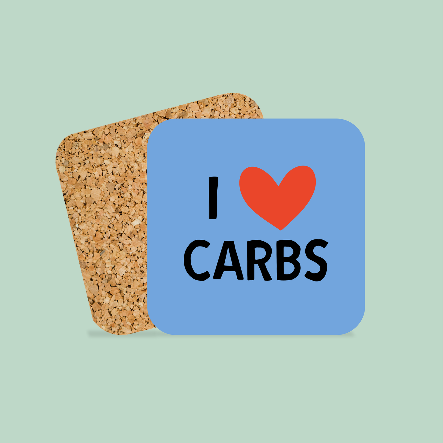 I Love Carbs | Coaster