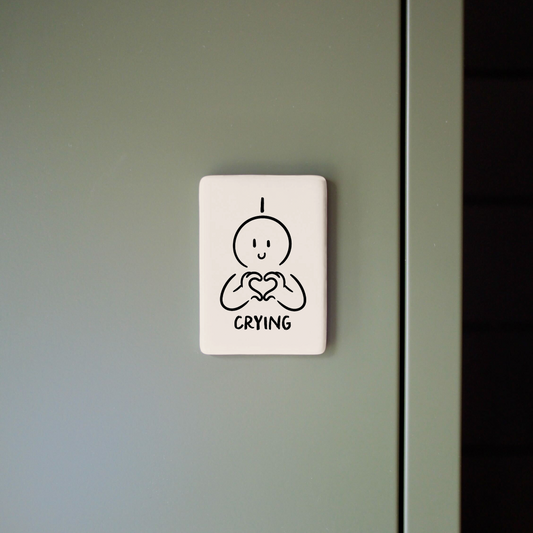 I Love Crying | Ceramic Magnet