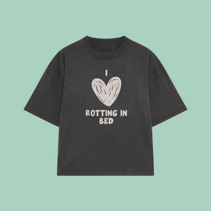 I Love Rotting In Bed | Boxy T Shirt
