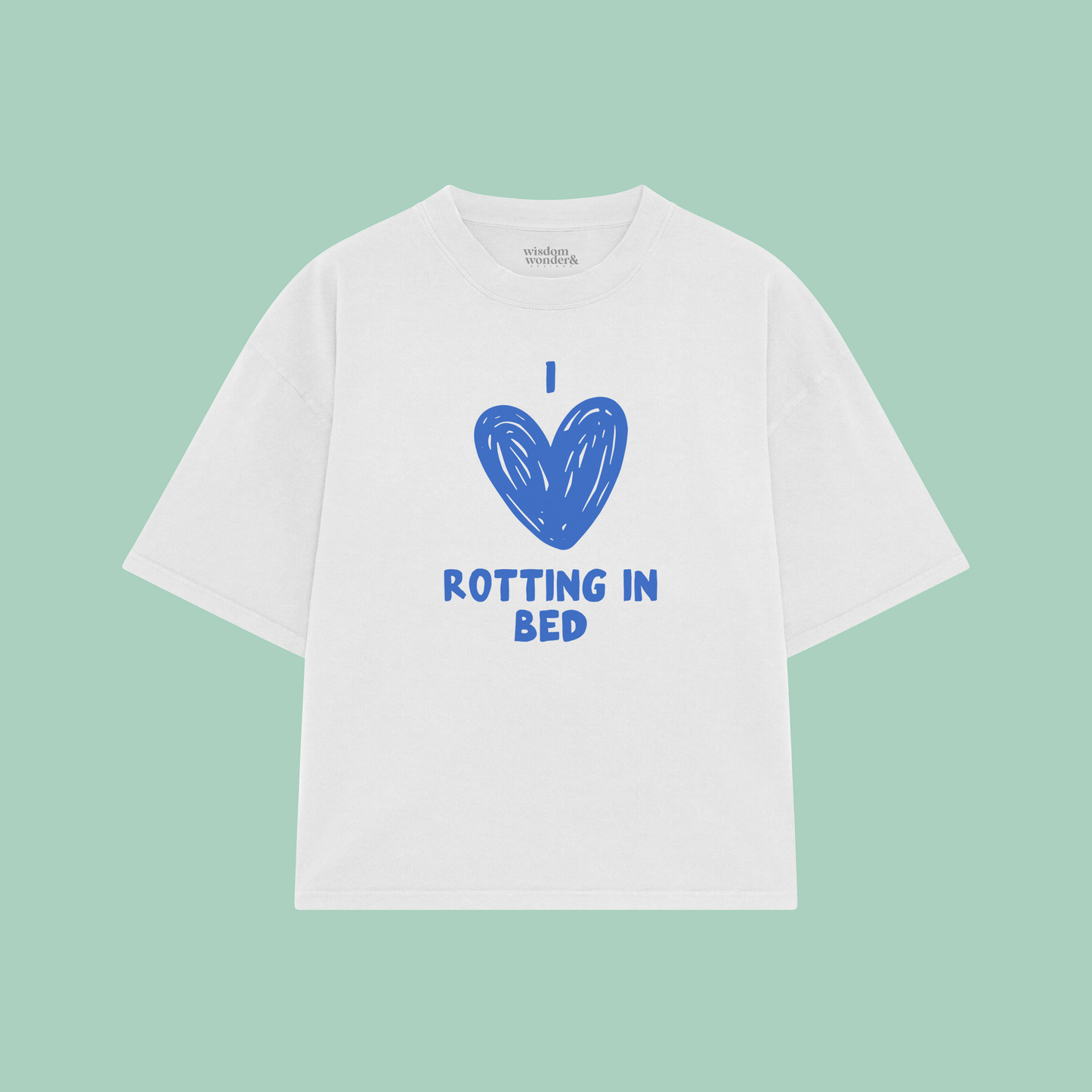 I Love Rotting In Bed | Boxy T Shirt