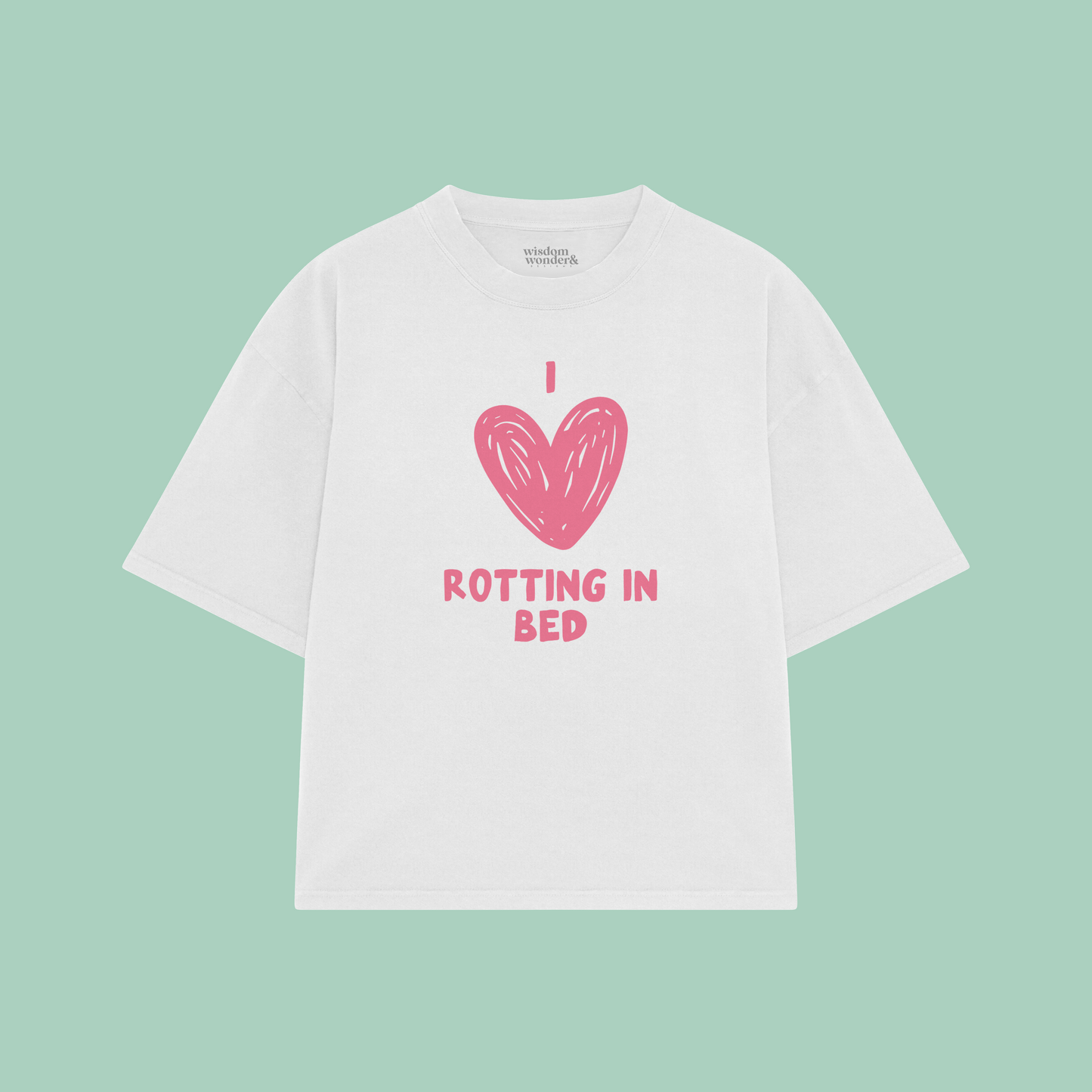 I Love Rotting In Bed | Boxy T Shirt