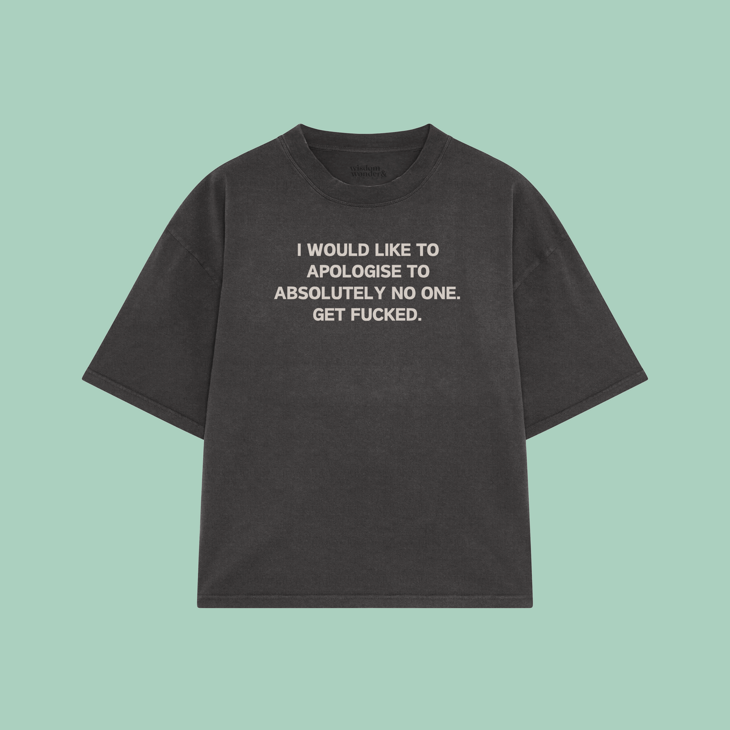 I Would Like To Apologise To Absolutely No One | Boxy T Shirt