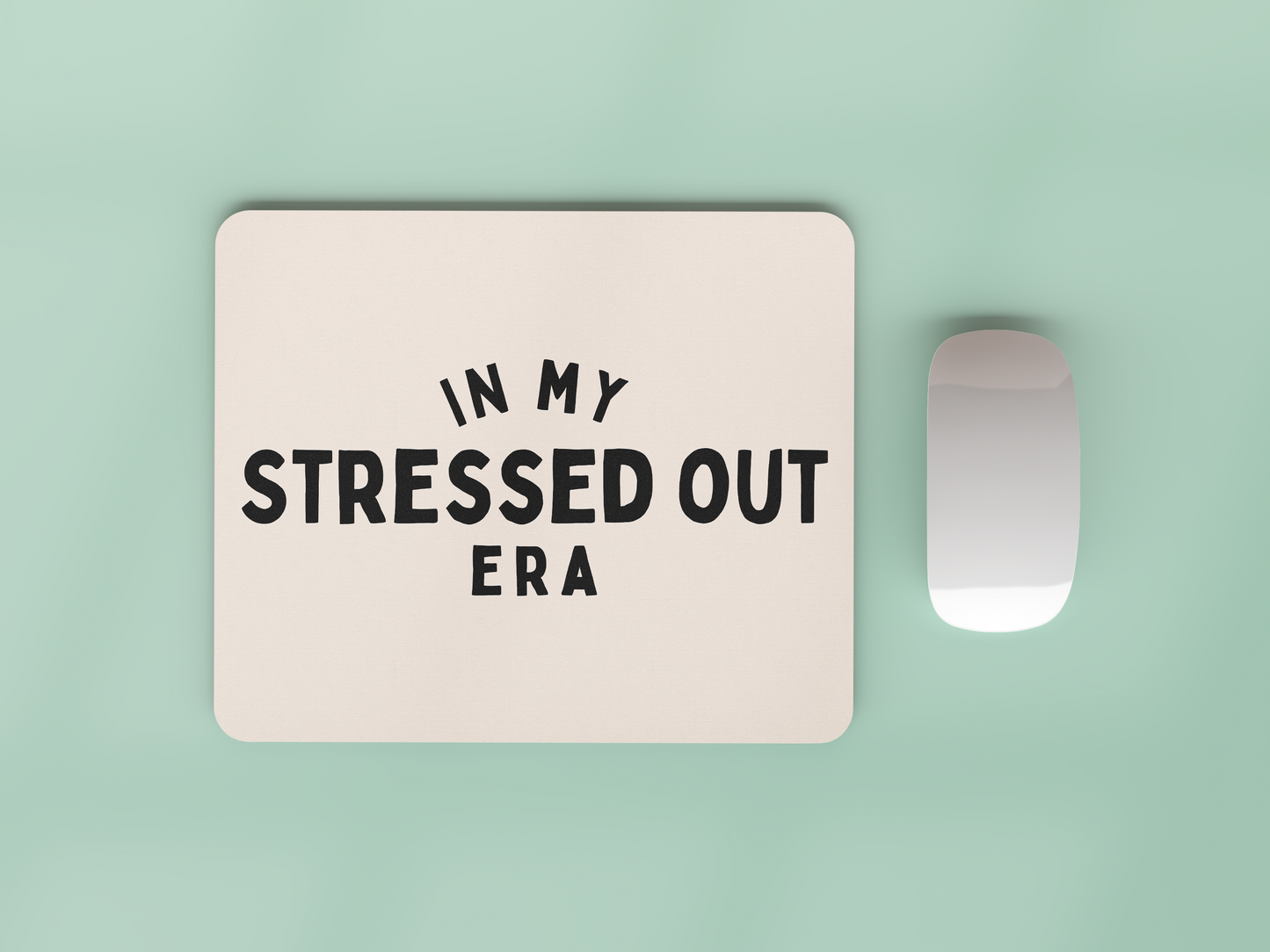 In My Stressed Out Era | Black and Cream | Art Print