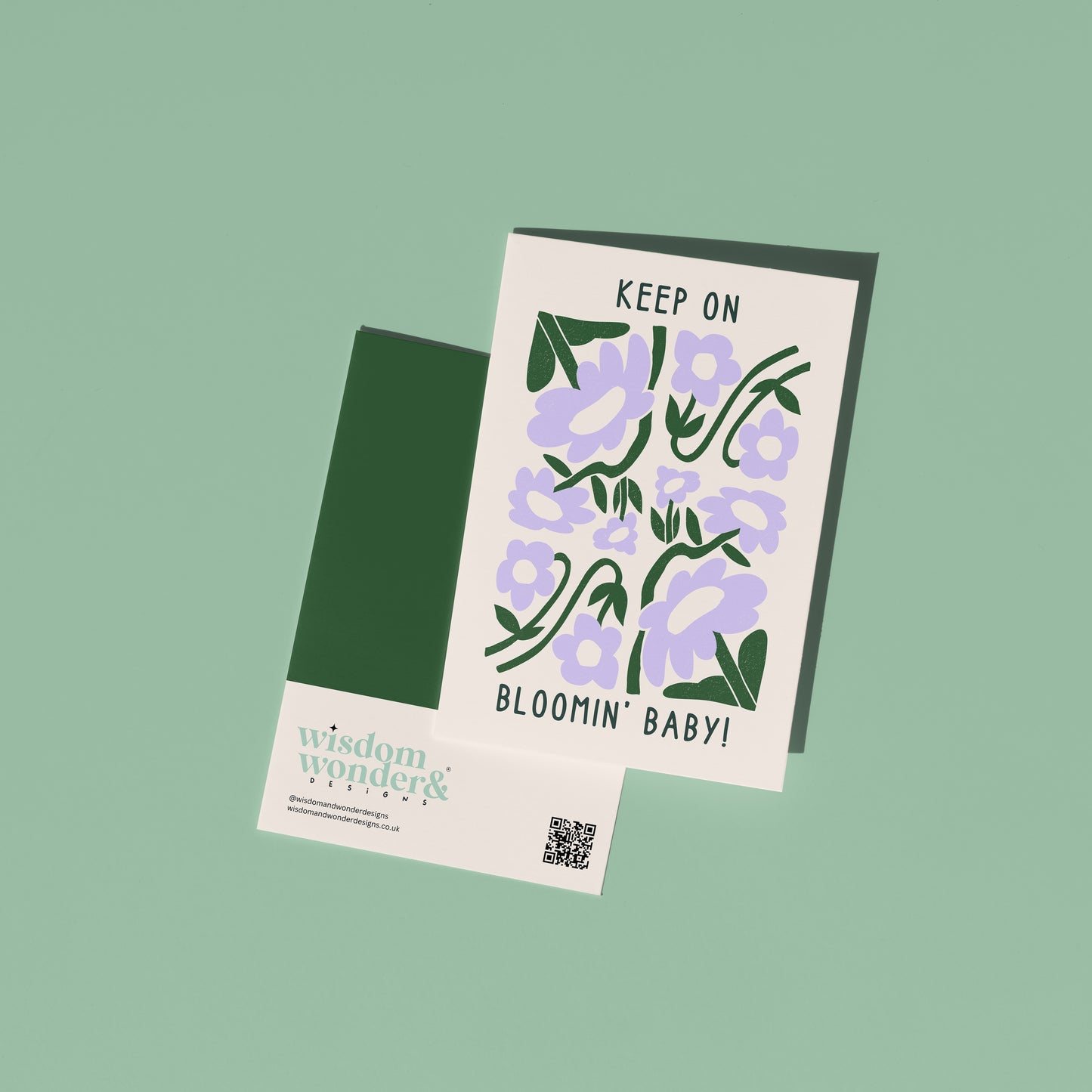 Keep On Bloomin Baby | Greeting Card