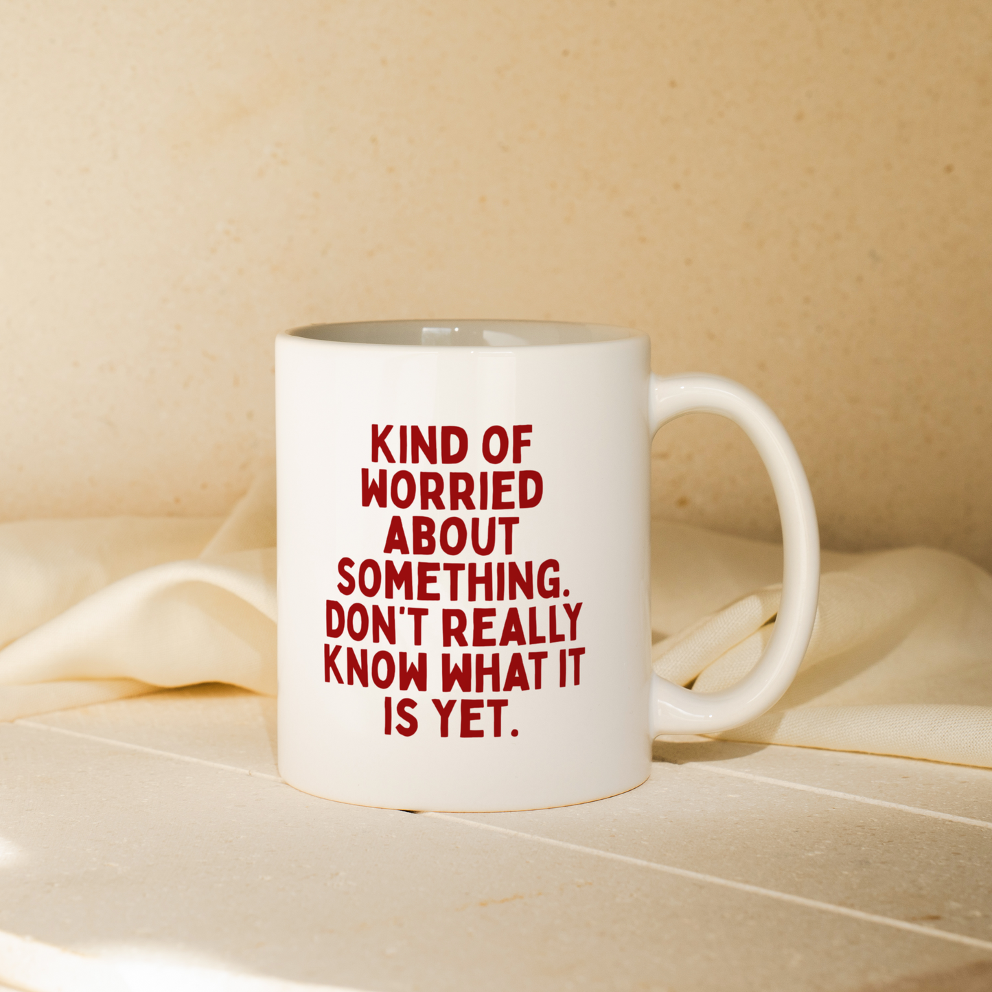 Kind Of Worried About Something. Don't Really Know What Is Yet. | Mug