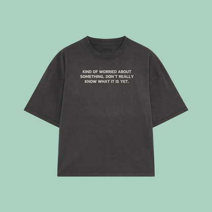 Kind Of Worried About Something | Boxy T Shirt