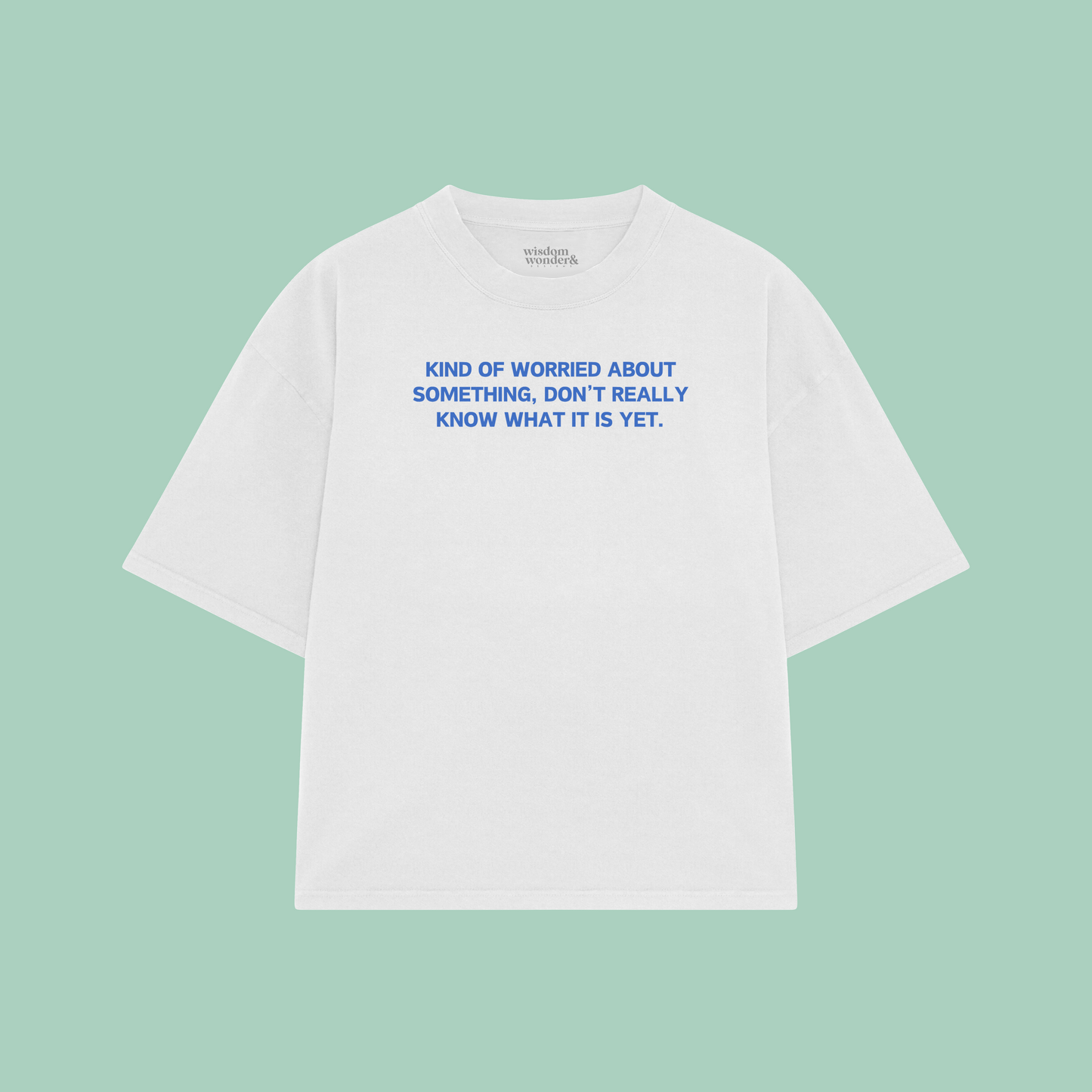 Kind Of Worried About Something | Boxy T Shirt