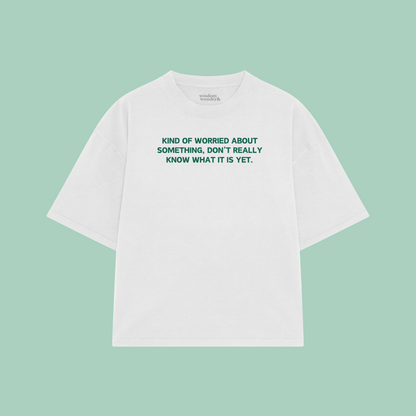 Kind Of Worried About Something | Boxy T Shirt