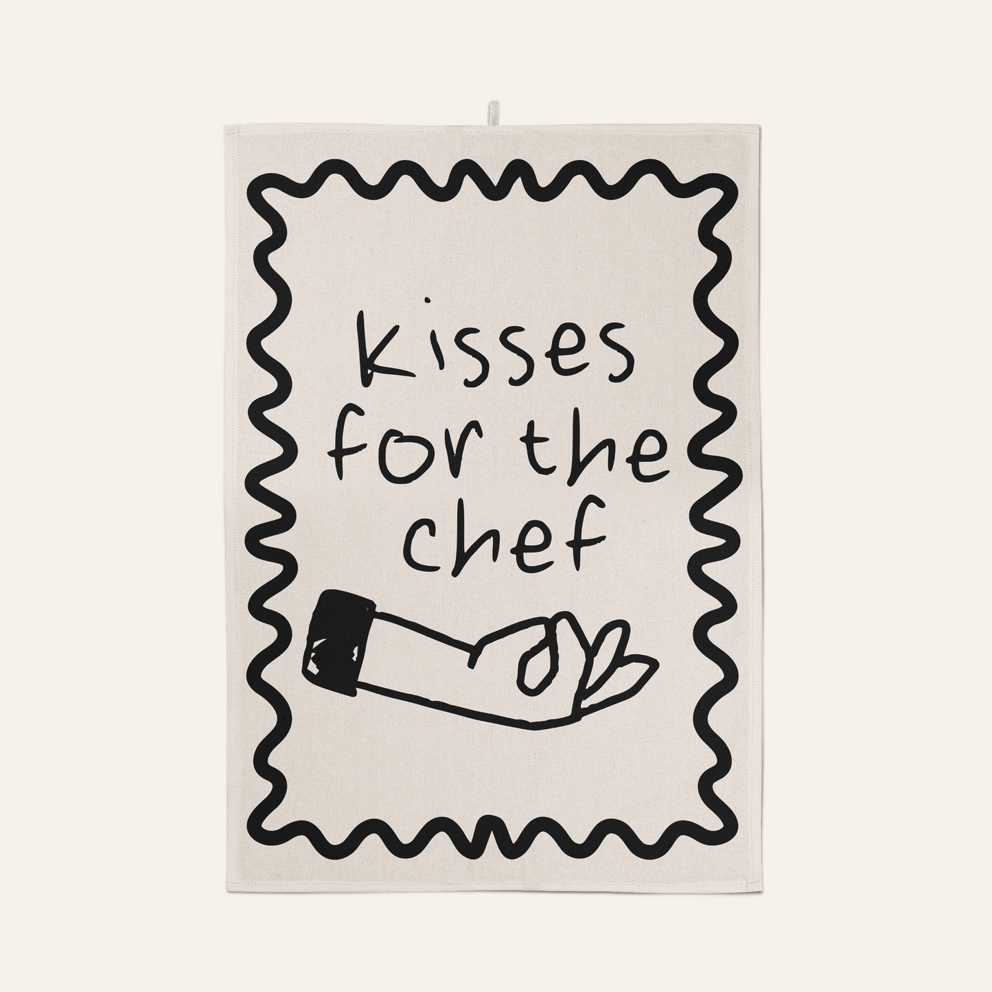 Kisses For The Chef | Tea Towel