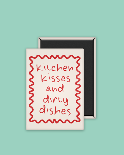 Kitchen Kisses | Ceramic Magnet