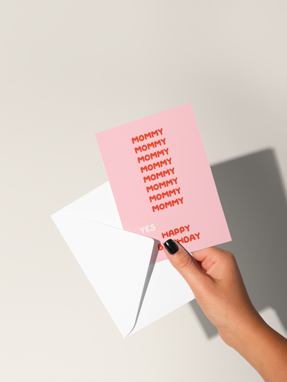 Mummy / Mommy / Mammy Happy Birthday | Greeting Card
