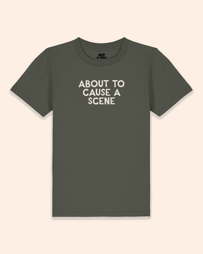 Kids T Shirt | About To Cause A Scene