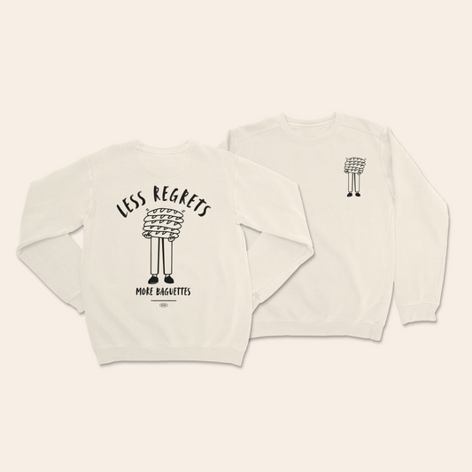 Less Regrets More Baguettes | Unisex Sweatshirt