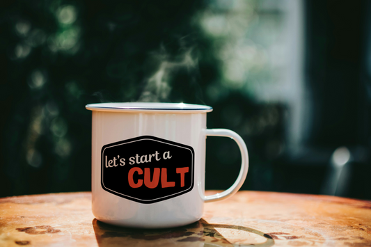 Let's Start A Cult | Enamel Mug