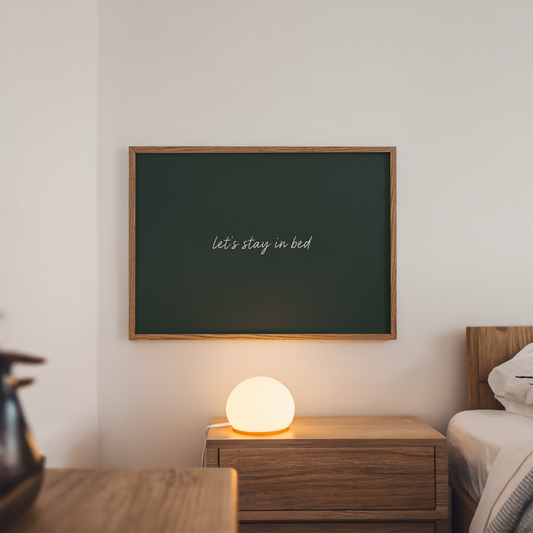Let's Stay In Bed | Art Print