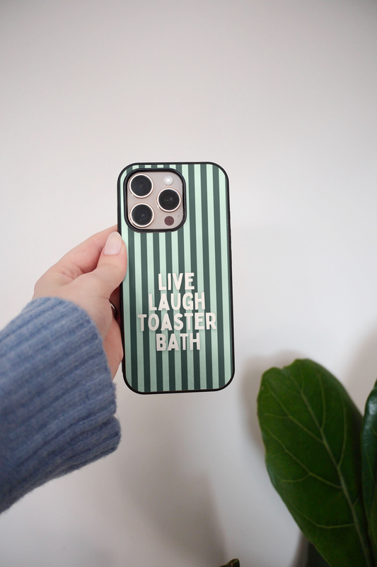 Live Laugh Toaster Bath | Phone Case