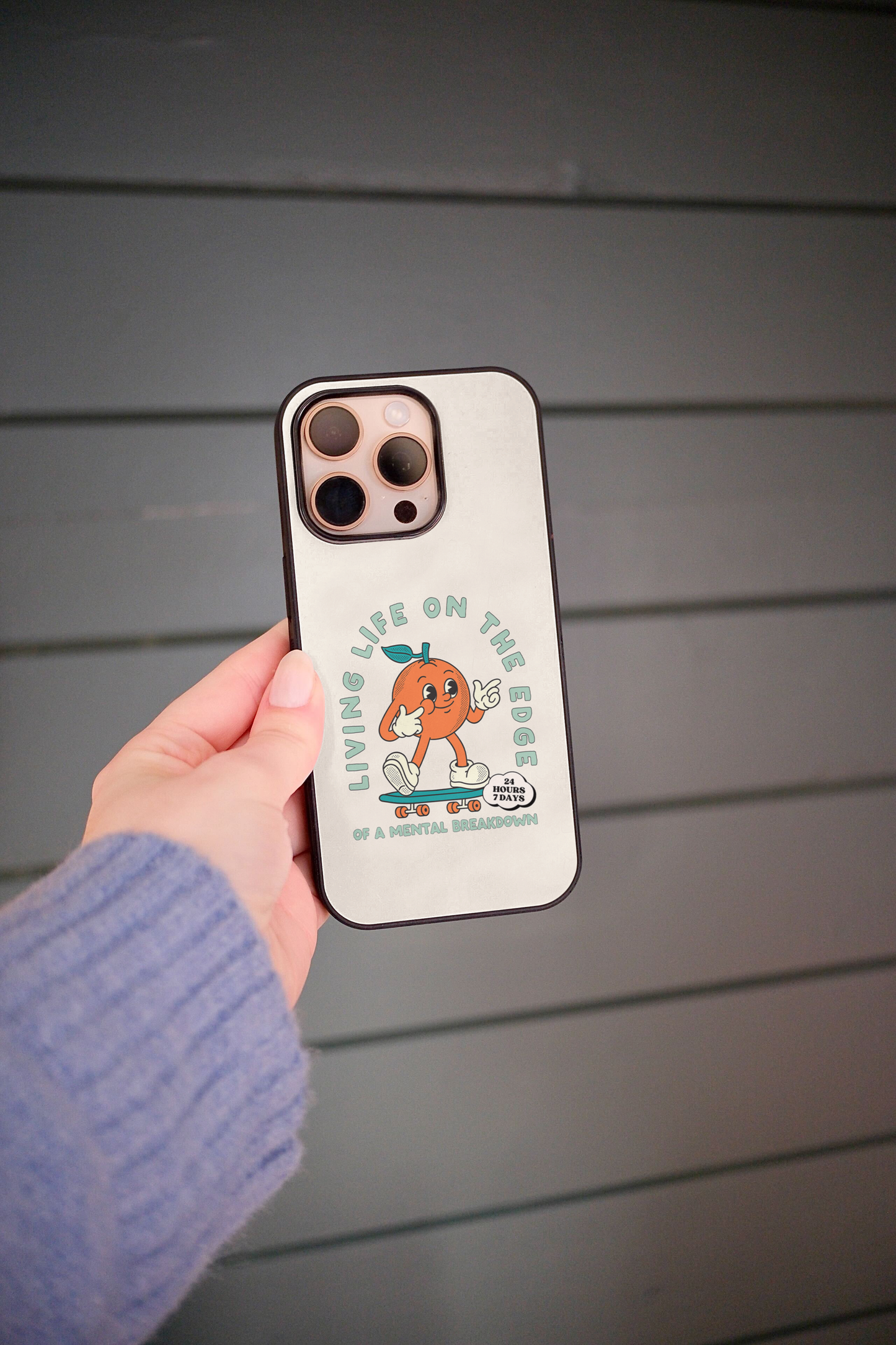 Living Life On The Edge Of A Mental Breakdown | Phone Case