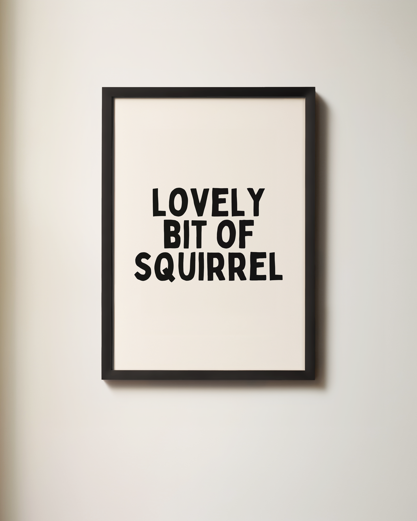 Lovely Bit Of Squirrel | Art Print