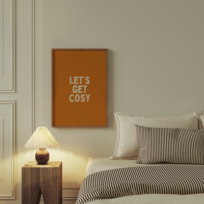 Let's Get Cosy | Cream and Ginger | Art Print