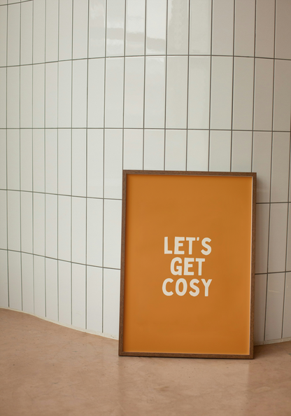 Let's Get Cosy | Cream and Ginger | Art Print