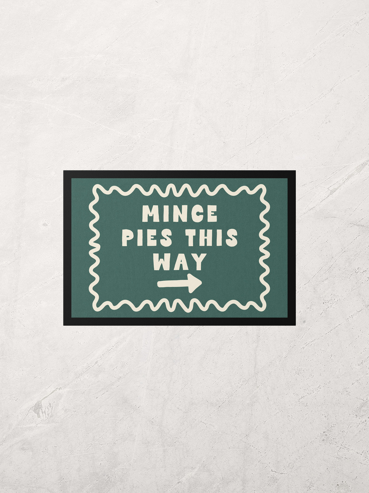 Christmas Indoor Door Mat | Mince Pies This Way