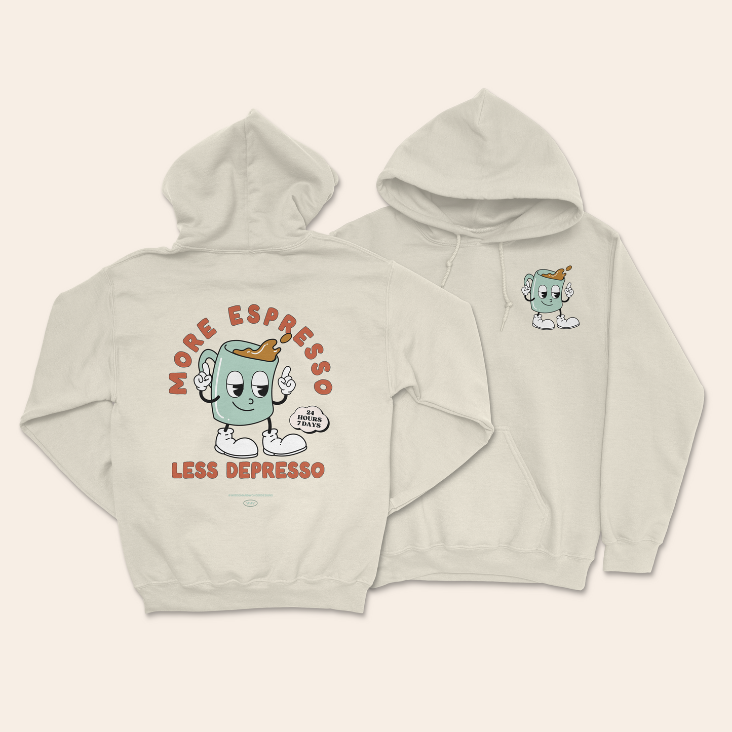 More Espresso Less Depresso | Unisex Hoodie