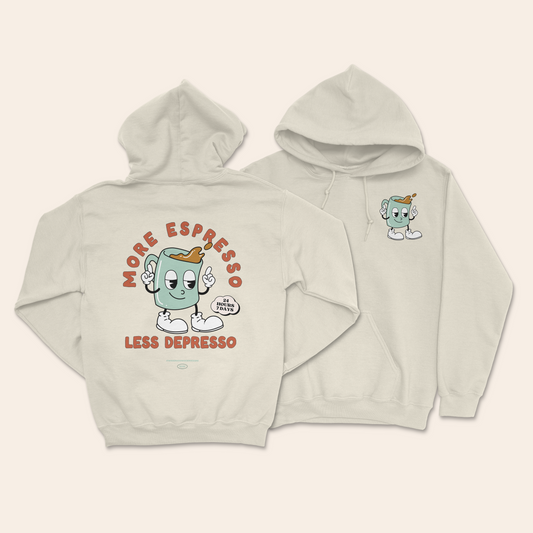 More Espresso Less Depresso | Unisex Hoodie