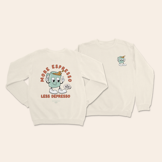 More Espresso Less Depresso | Unisex Sweatshirt