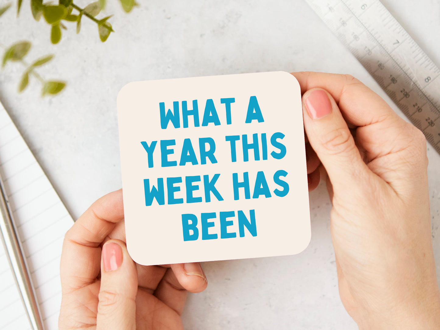 What A Year This Week Has Been | Denim and Cream | Coaster