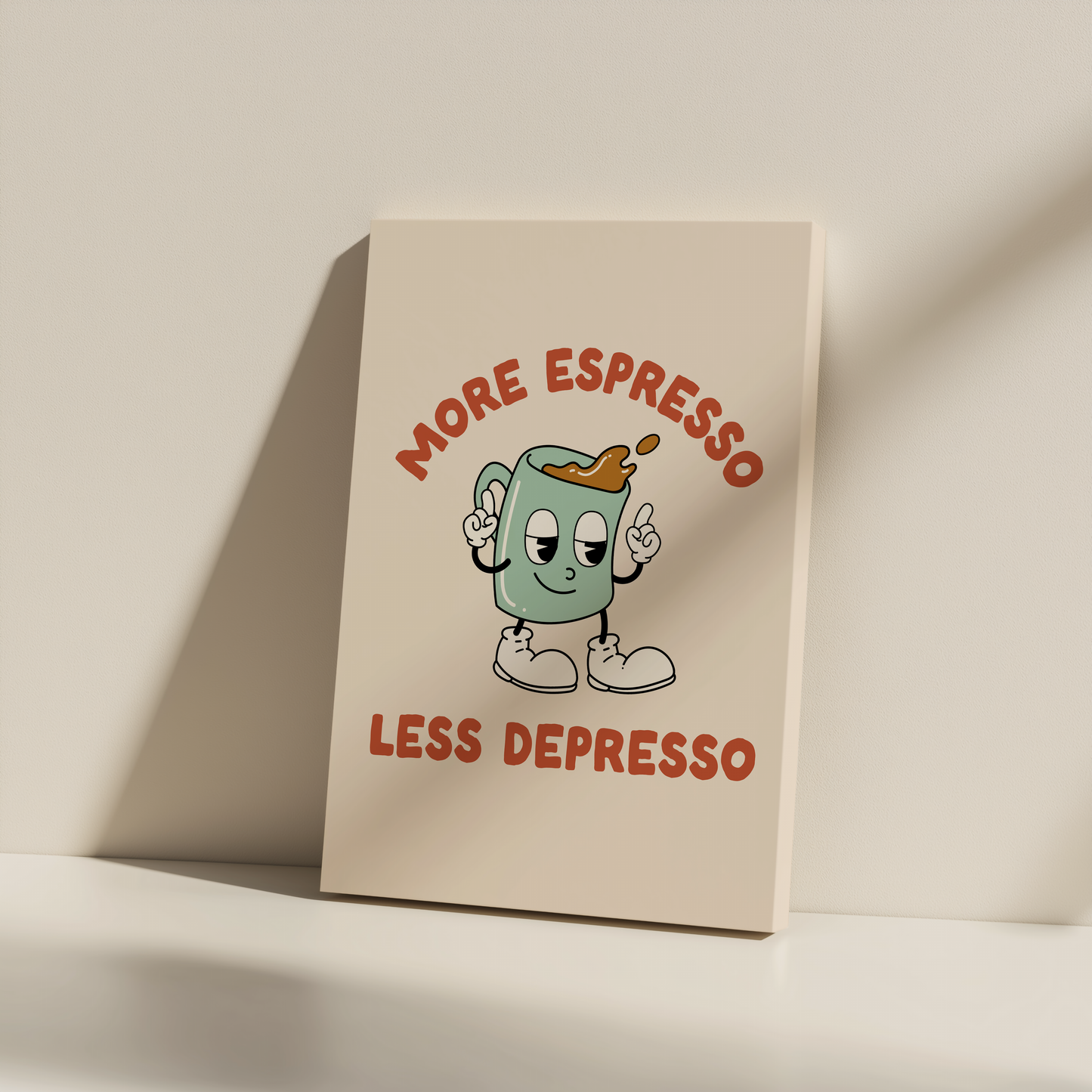 More Espresso Less Depresso | Canvas