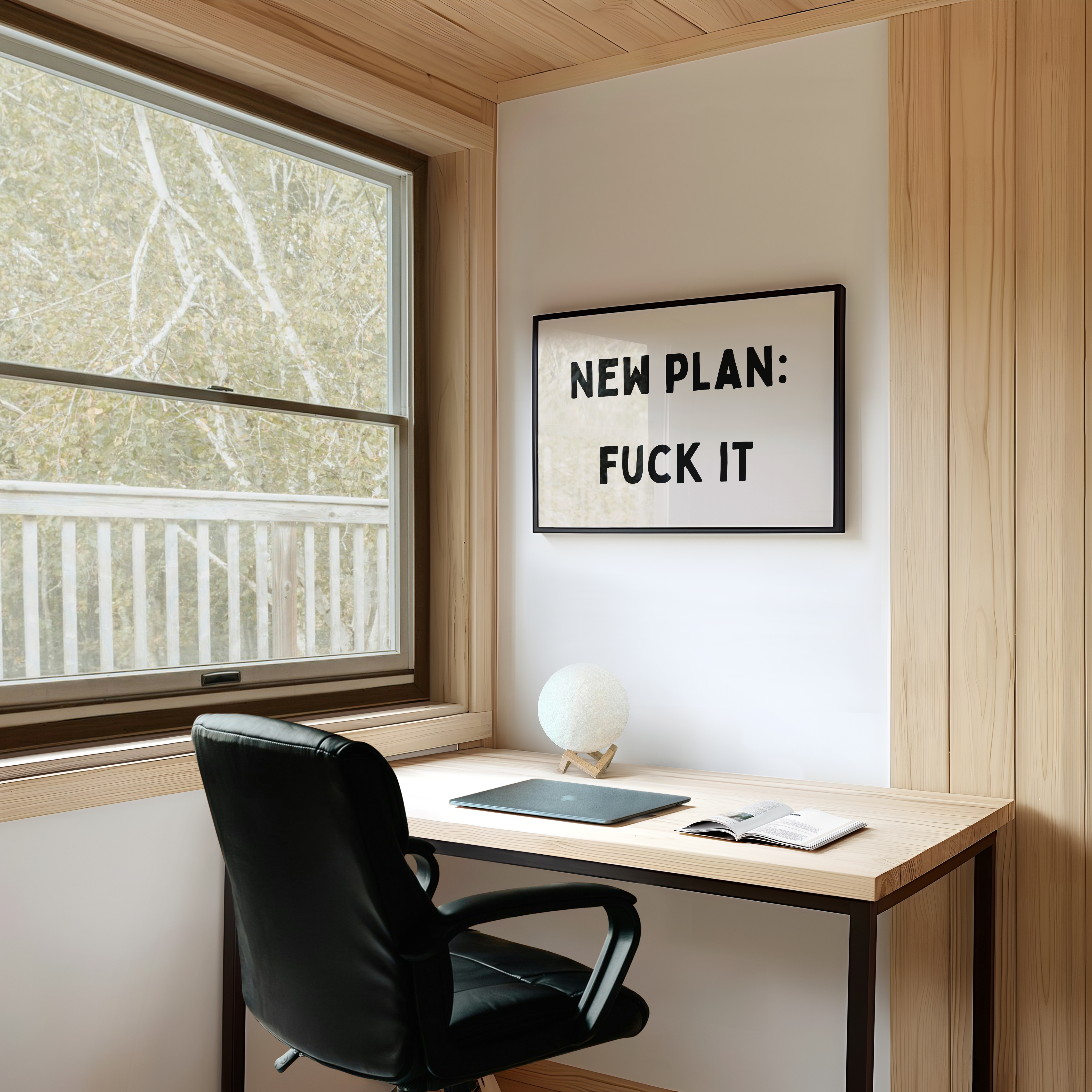 New Plan: Fuck It | Art Print
