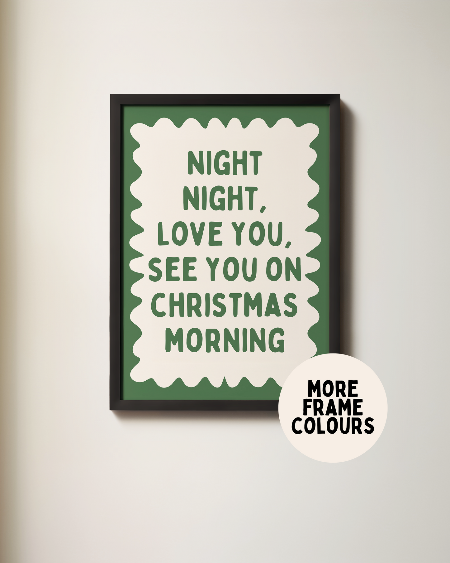 Night Night | Christmas Art Print