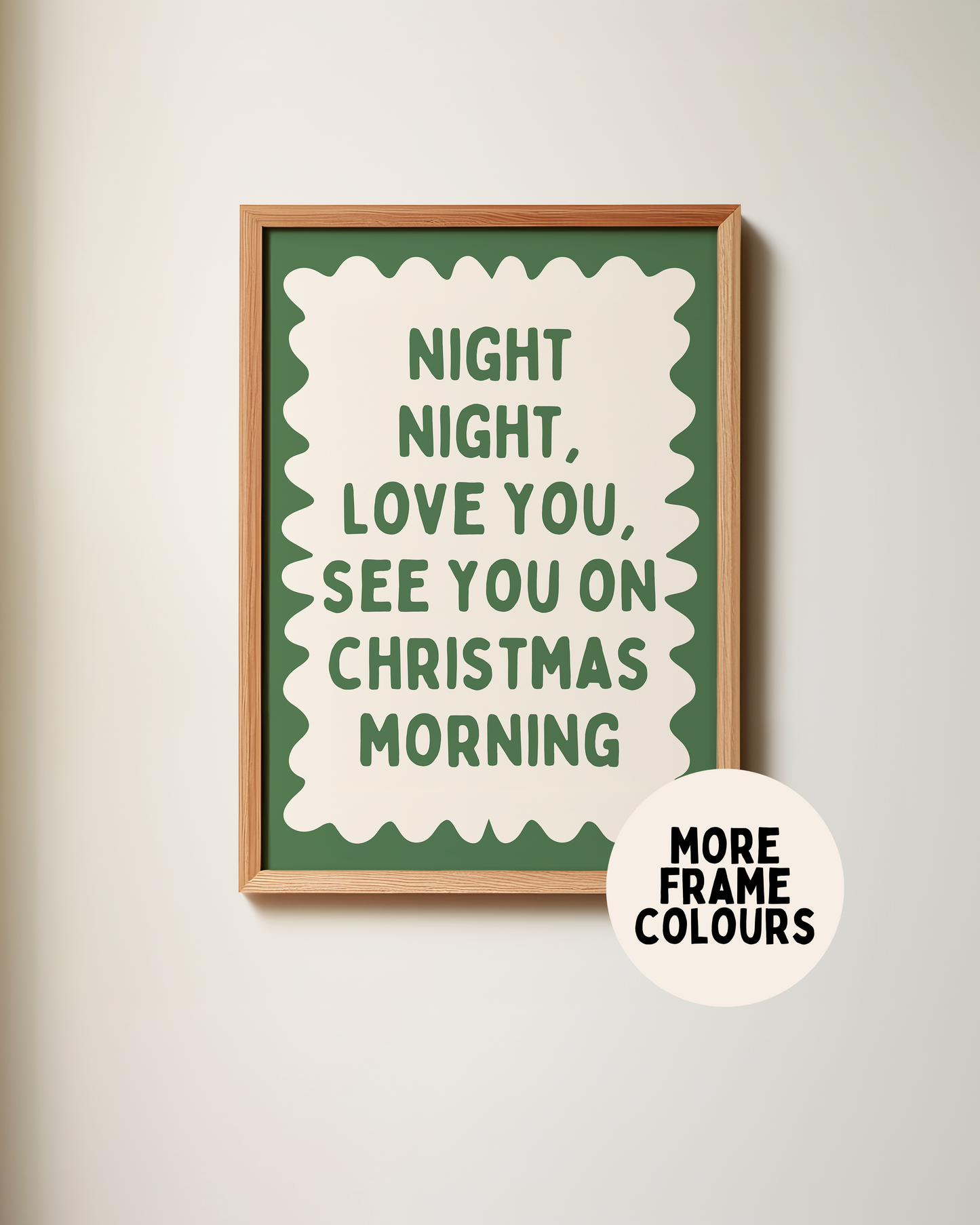 Night Night | Christmas Art Print