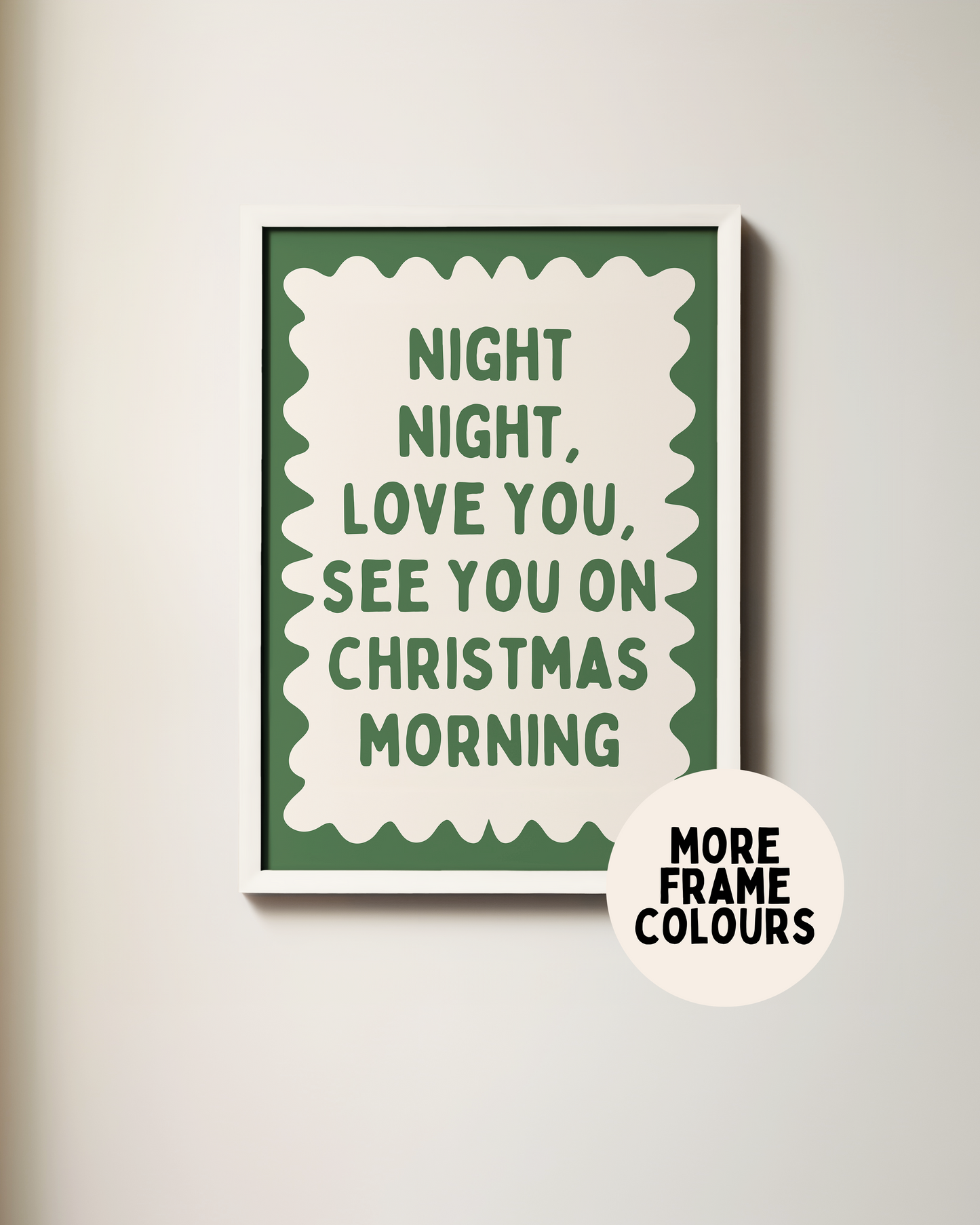 Night Night | Christmas Art Print