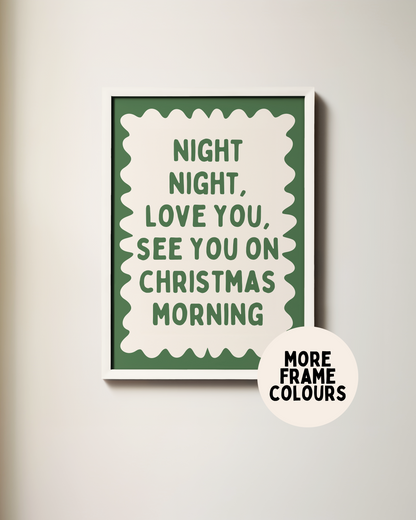 Night Night | Christmas Art Print