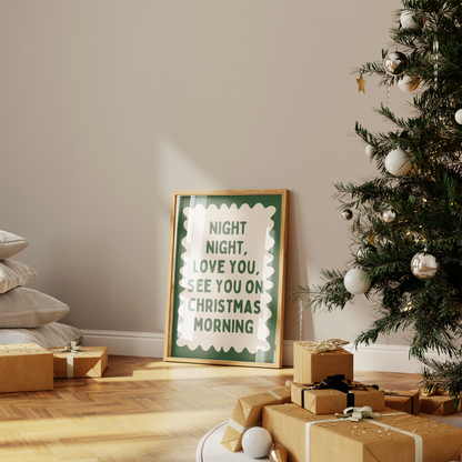 Night Night | Christmas Art Print