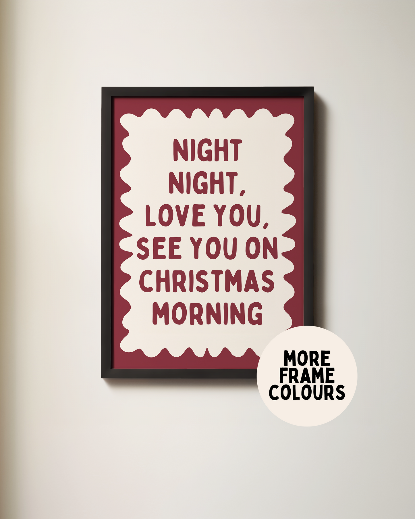 Night Night | Christmas Art Print