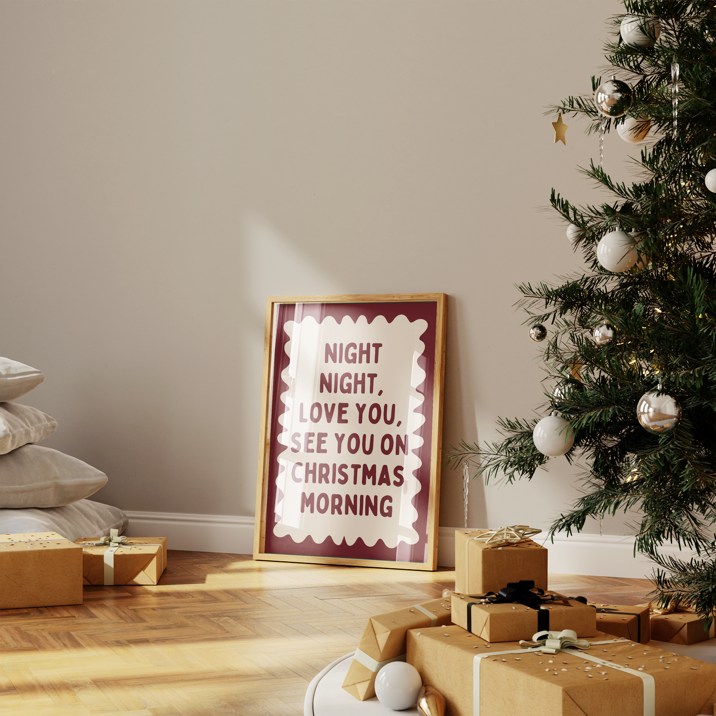Night Night | Christmas Art Print