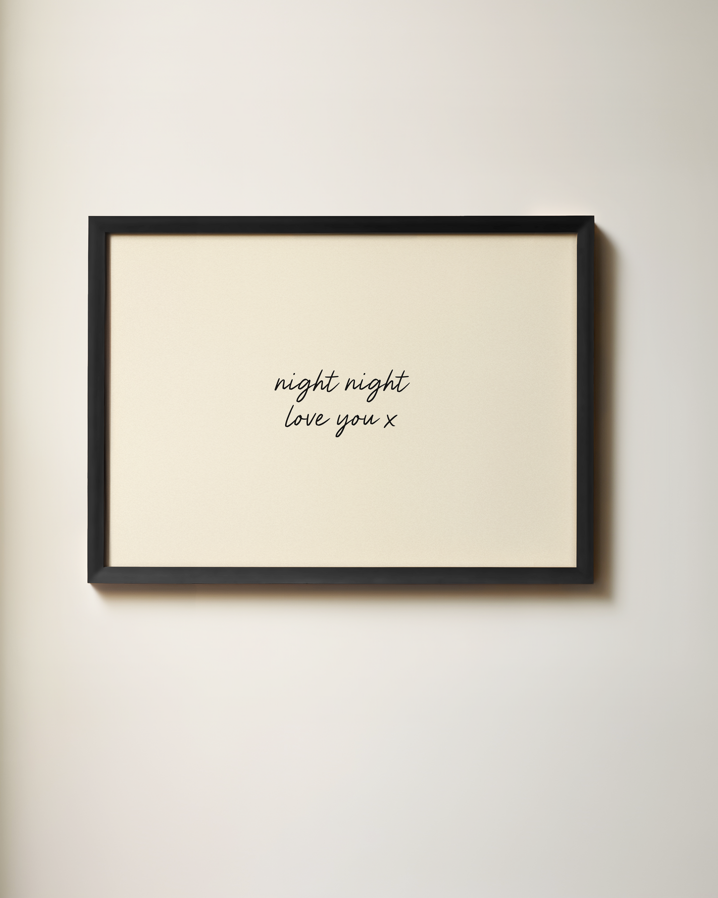 Night Night, Love You | Art Print