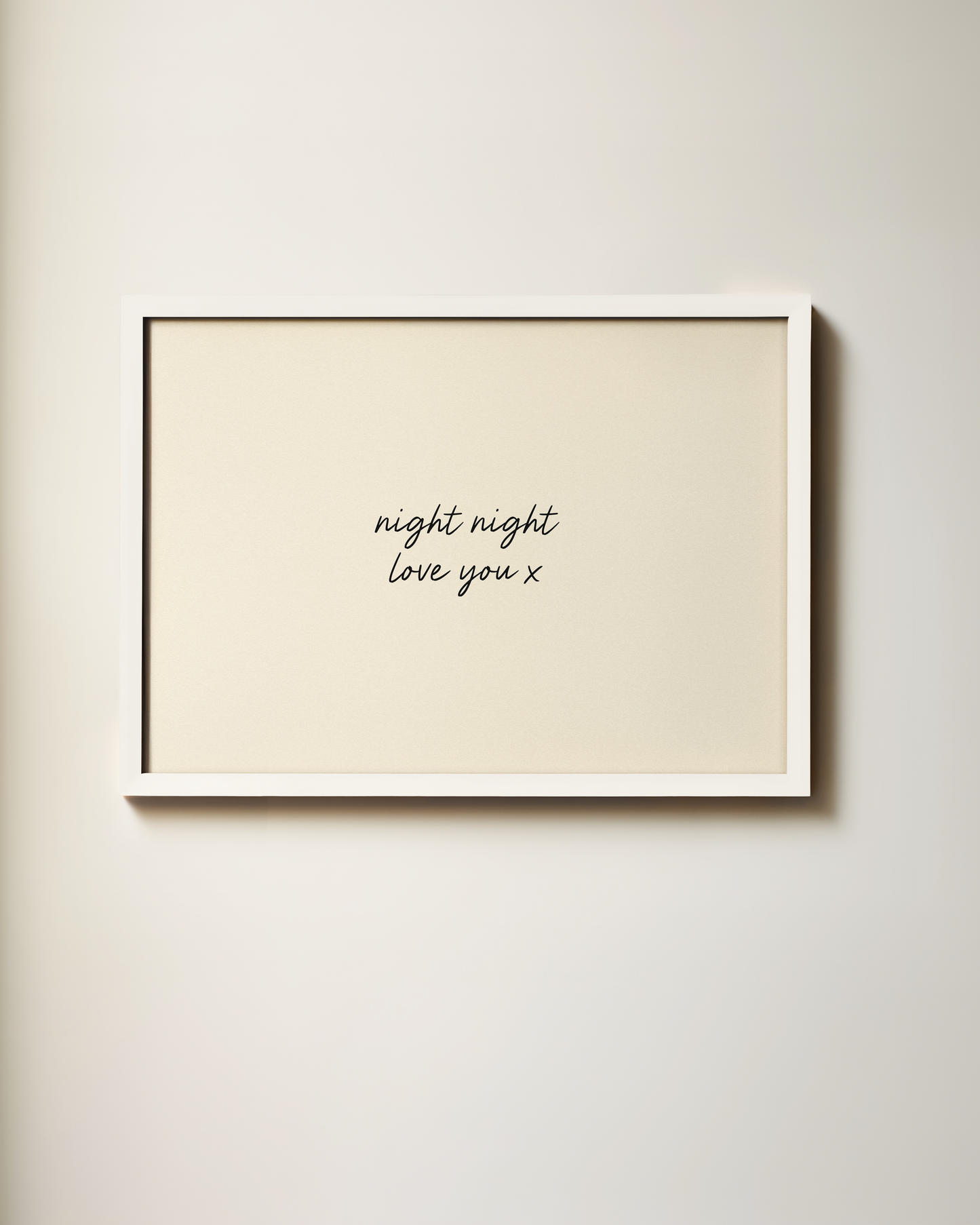 Night Night, Love You | Art Print