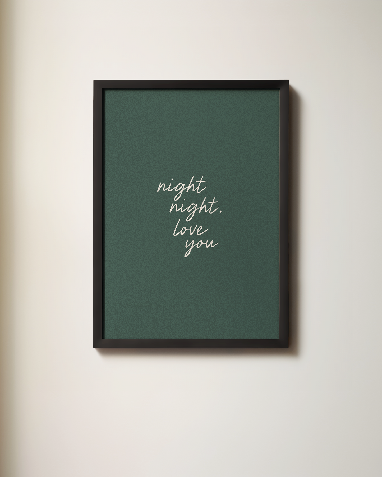 Night Night, Love You | Art Print