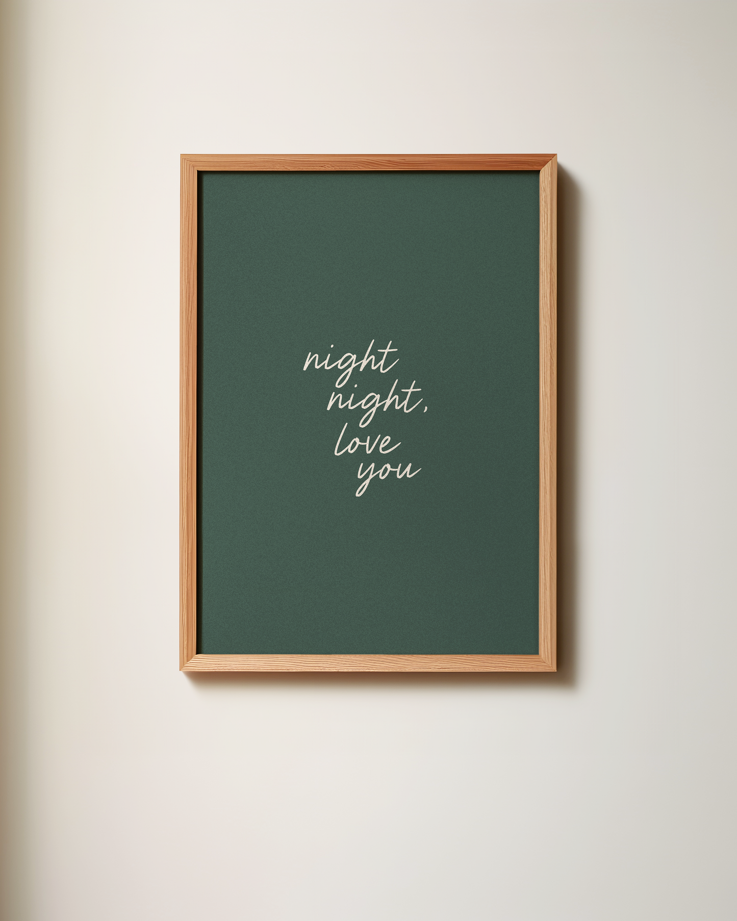 Night Night, Love You | Art Print