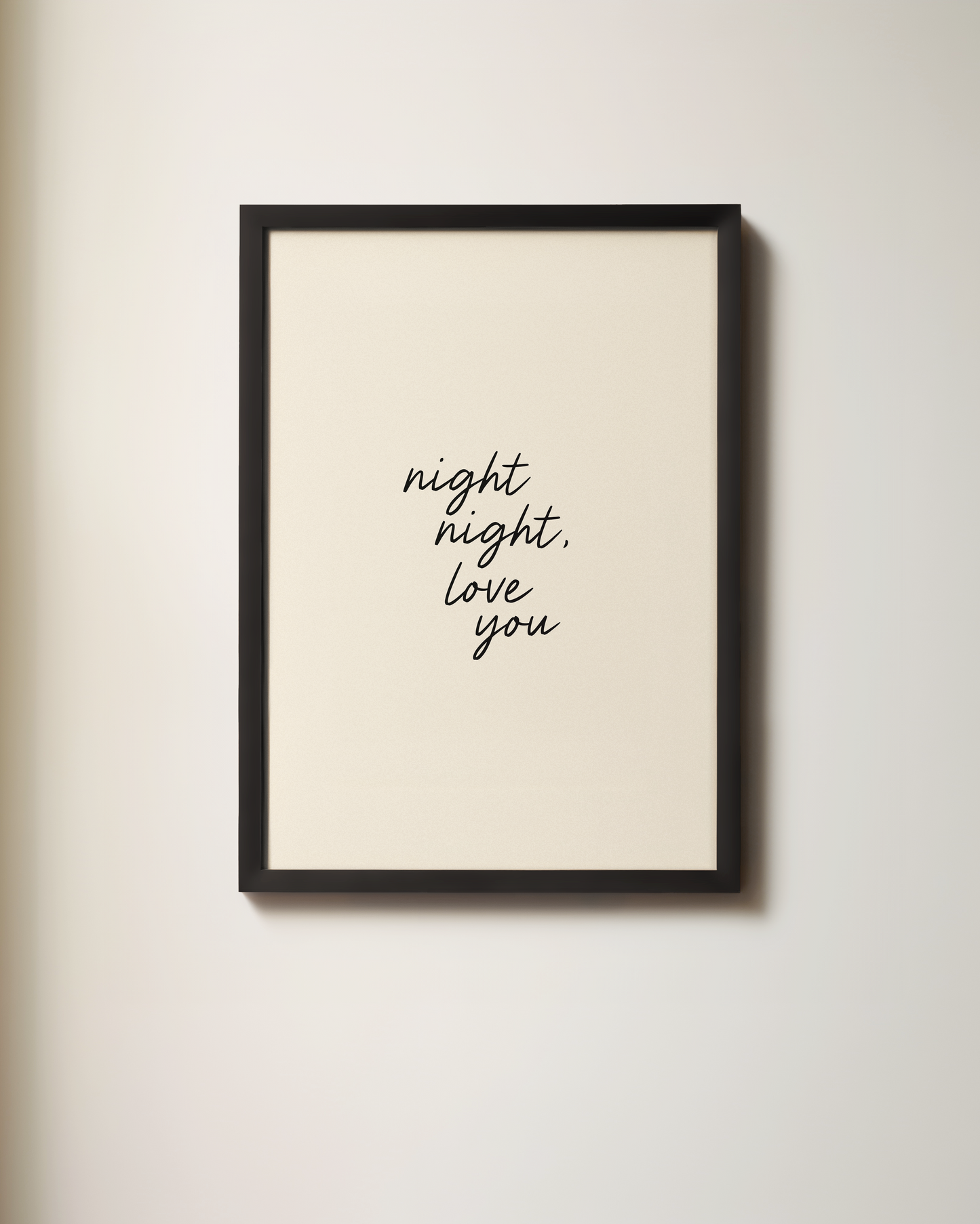 Night Night, Love You | Art Print